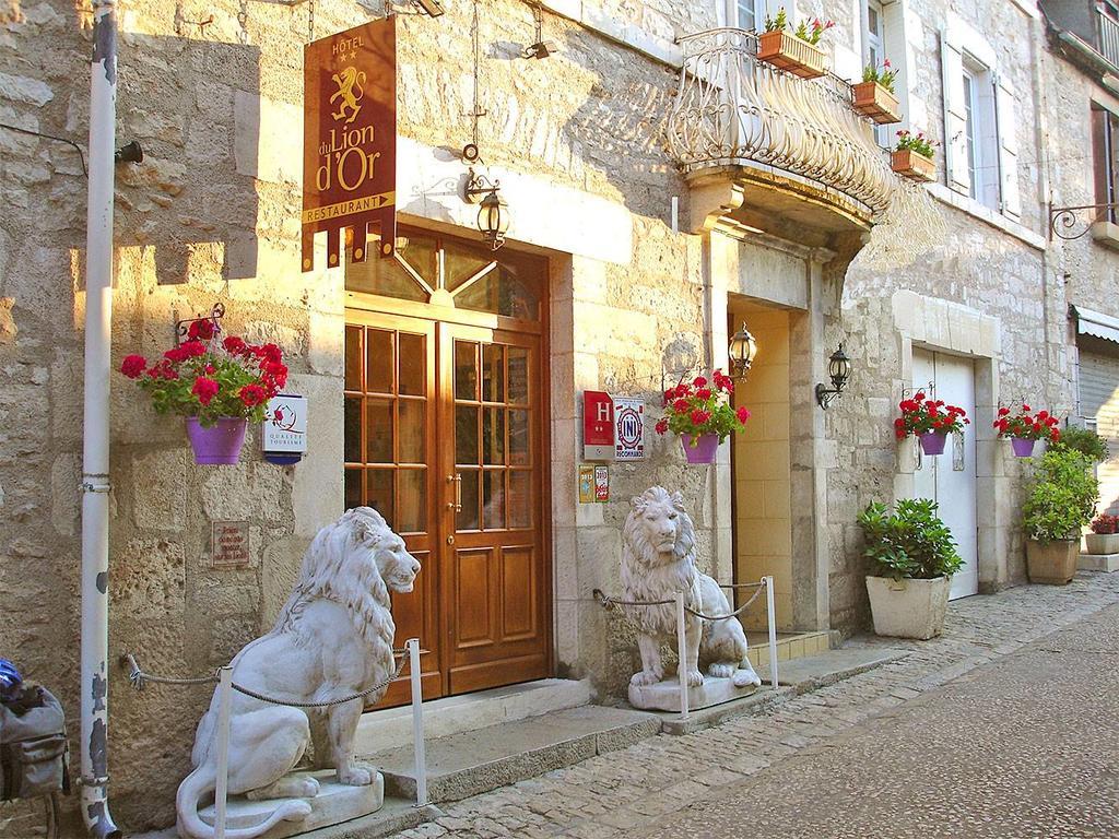 Hotel Du Lion D'Or Rocamadour Bagian luar foto